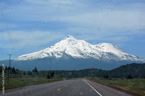 Snow capped picturesque