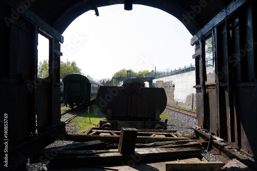 Alter Industriebahnhof in Osnabrück beim Piesberg