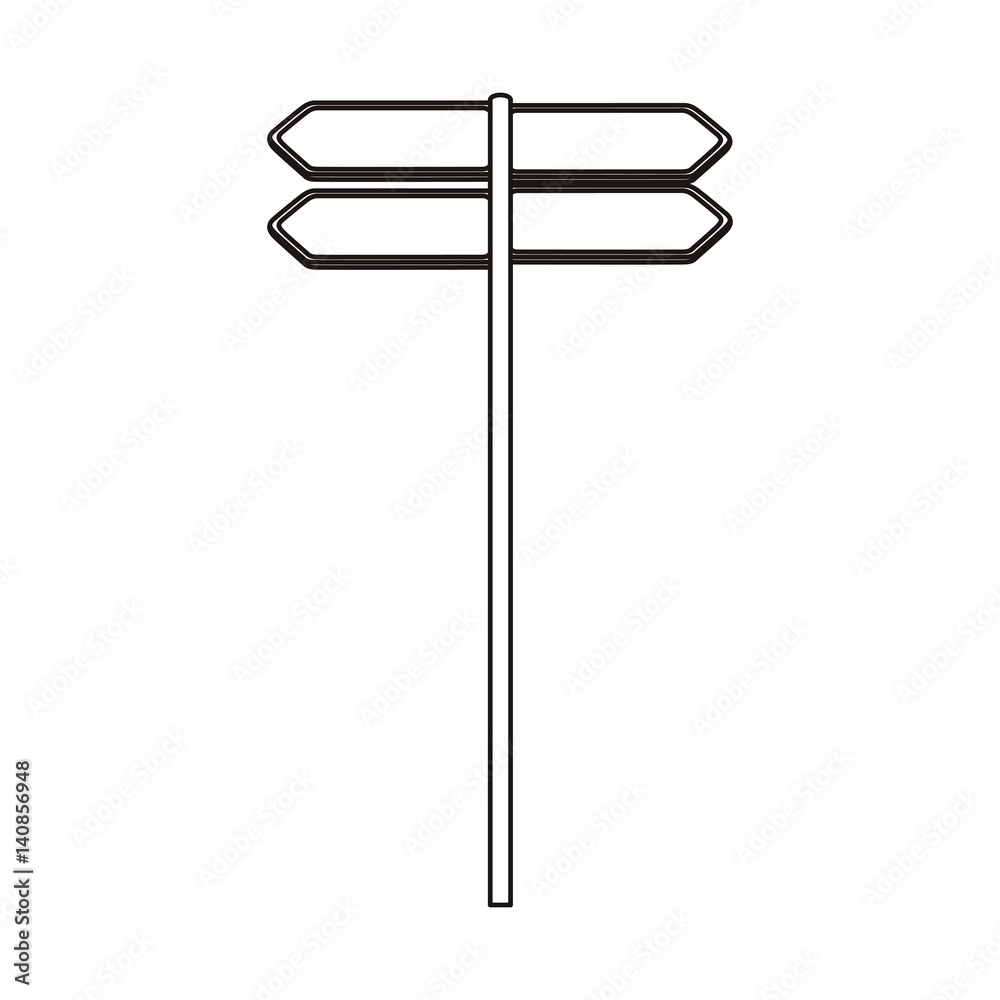 silhouette metallic multidirection road signs set vector illustration silhouette metallic multidirection road signs set vector illustration