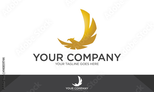 Phoenix logo, phoenix illustration, phoenix vector template