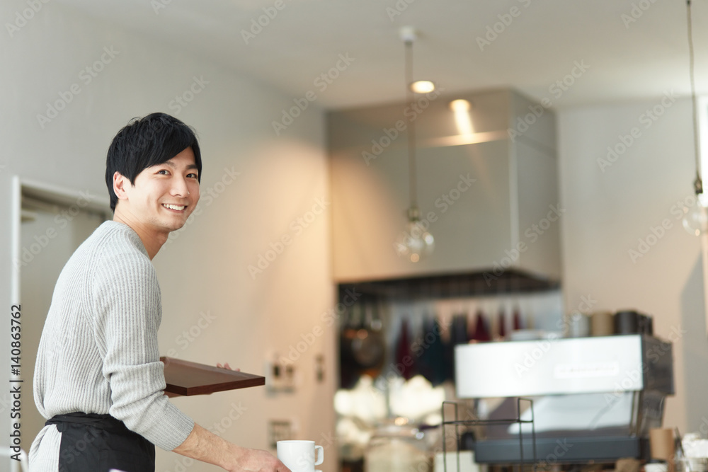 カフェ店員 カフェ店員