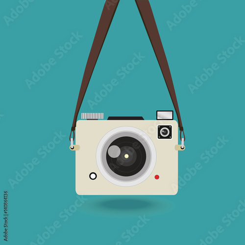 hanging Instant camera photo