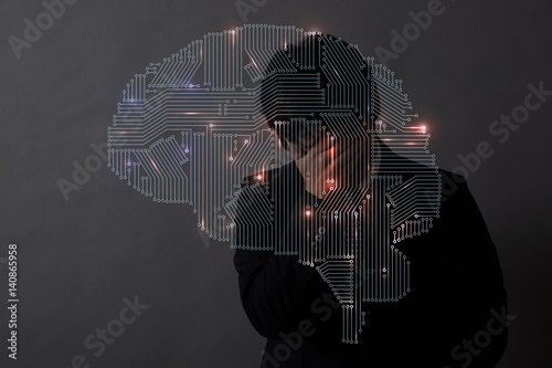 Obraz na płótnie Human Brain Concept 