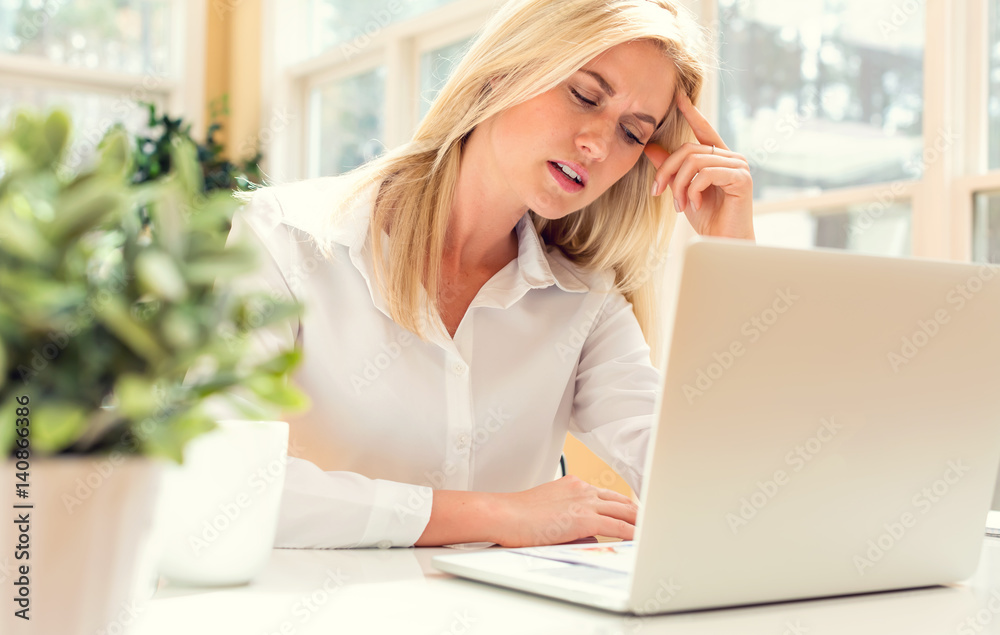 Young woman feeling stressed Young woman feeling stressed