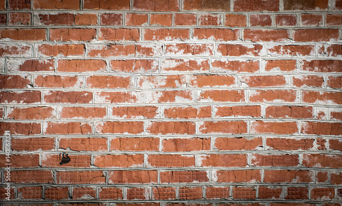 Texture of old brick wall. Vintage background