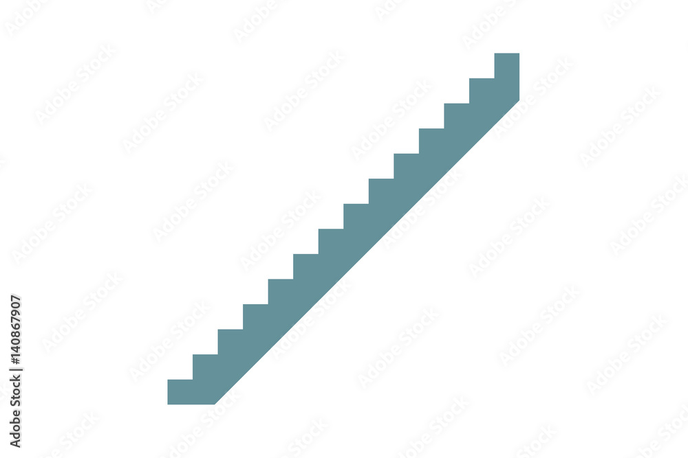 Stairs on white background , vector Stairs on white background , vector