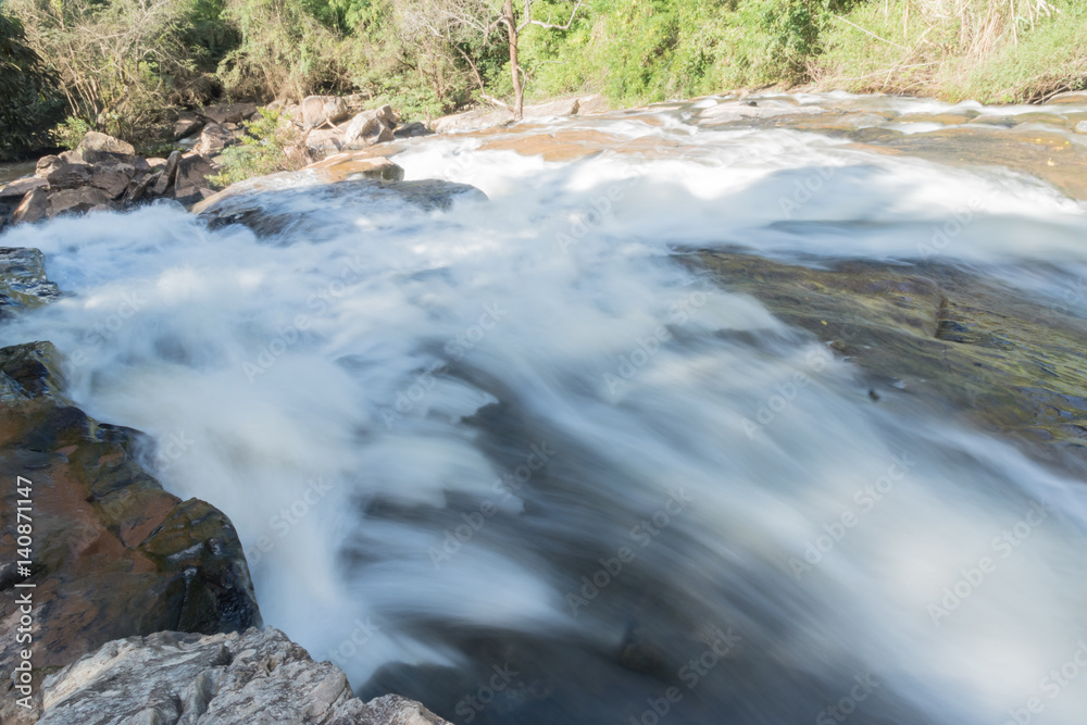 powerful waterfall in Loei powerful waterfall in Loei
