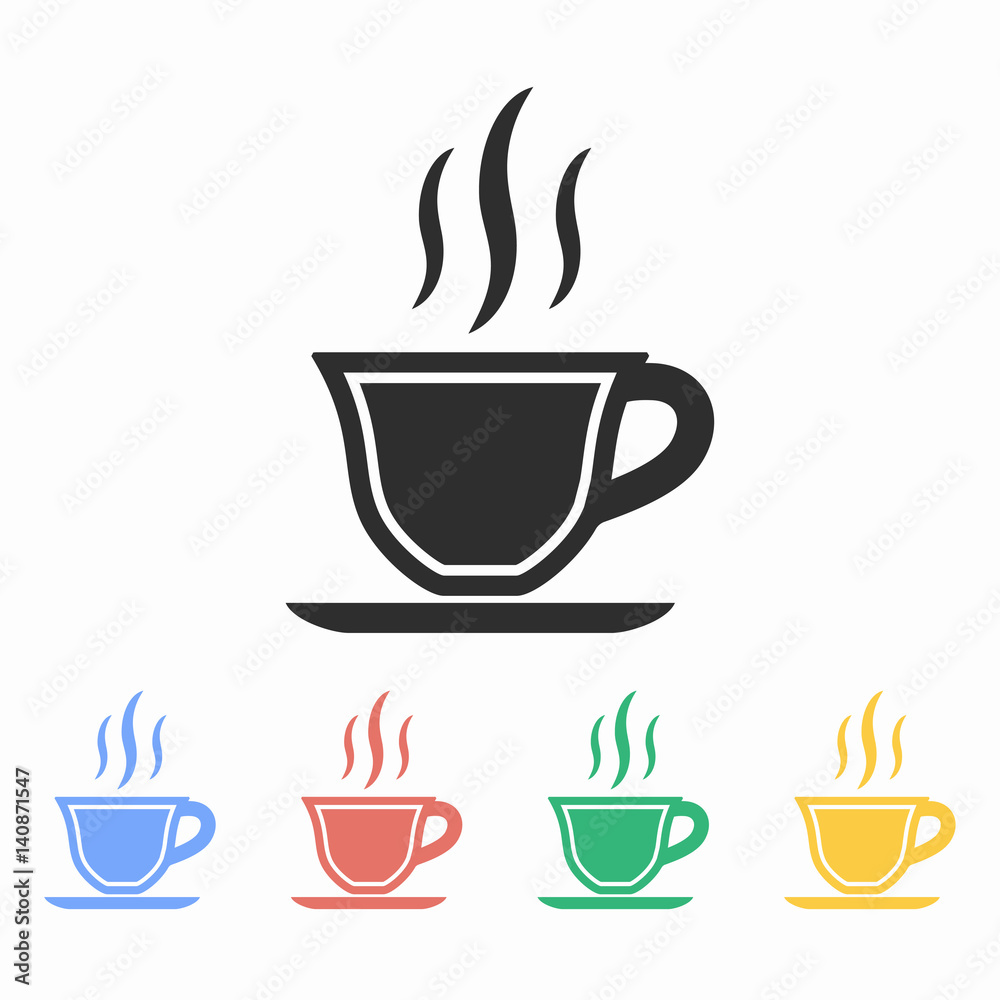 Obraz premium Coffee cup - vector icon.