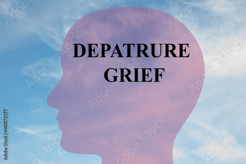 Departure Grief - mental concept