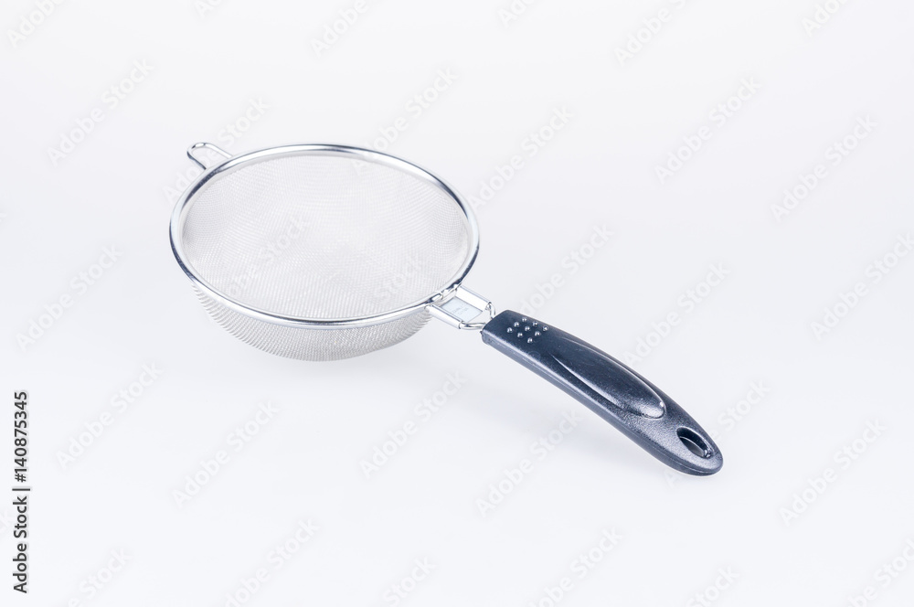 flour sifter on white background flour sifter on white background