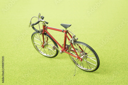 ミニチュアの自転車 