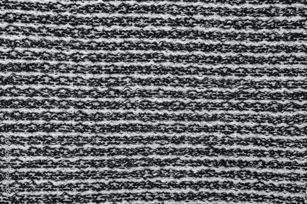 Grey tweed like texture, gray wool pattern, textured salt and pepper style black and white melange upholstery. Grey tweed like texture, gray wool pattern, textured salt and pepper style black and white melange upholstery.