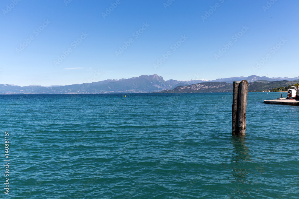 Garda Lake /Lago di Garda/, largest Italian lake in North Italy