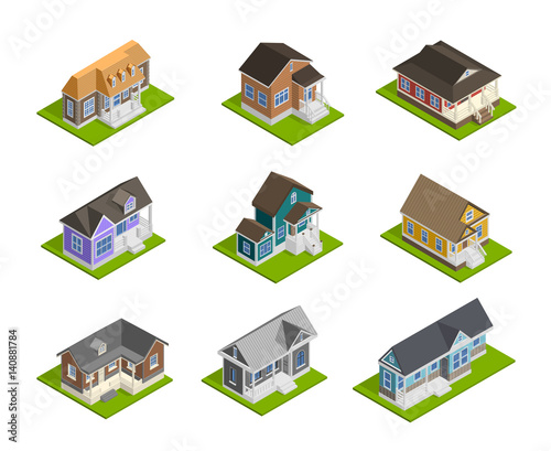 Town Houses Set