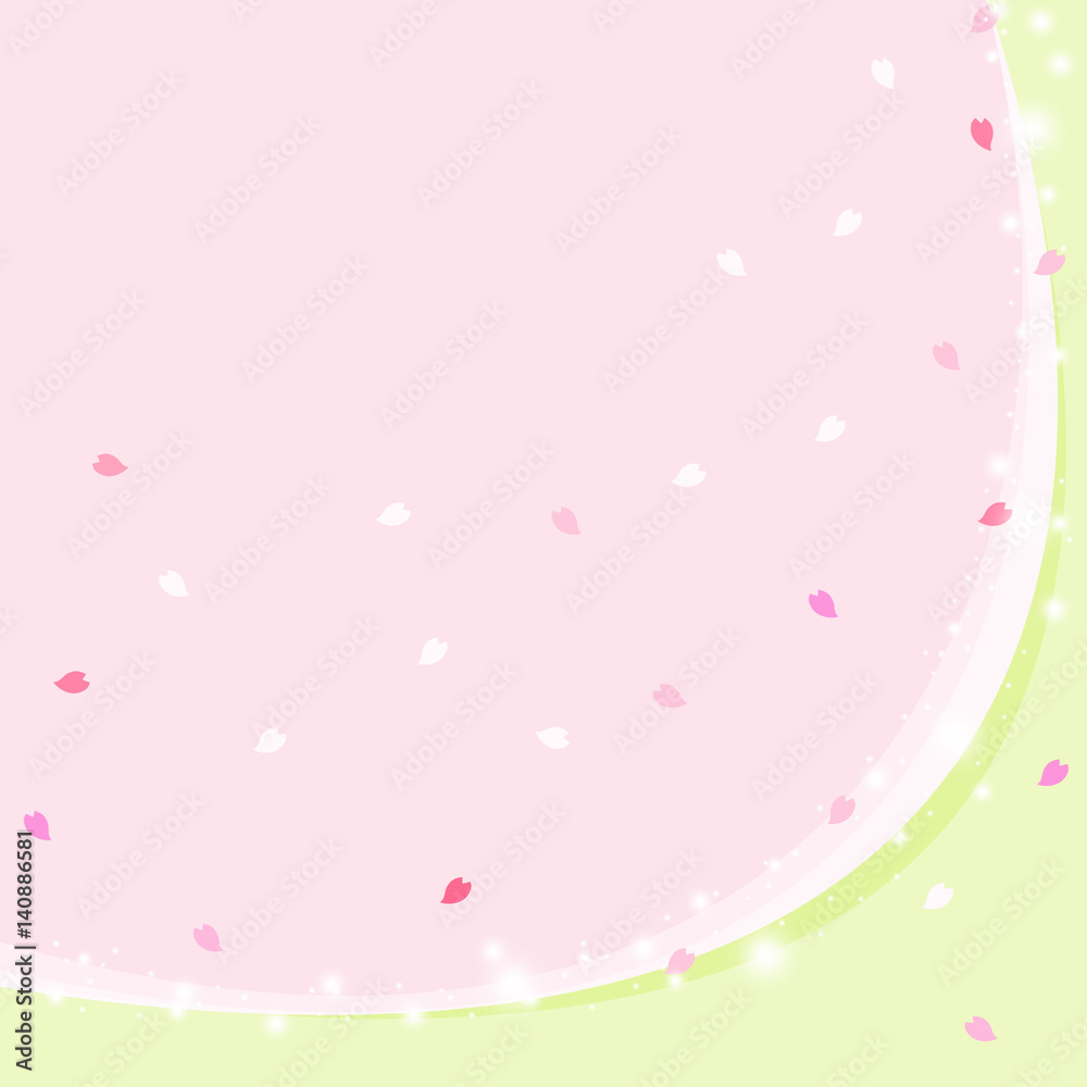 春色3色イメージ　桜吹雪