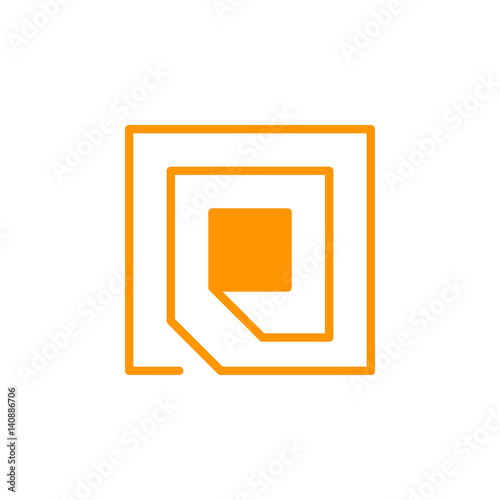 Rfid chip icon vector, filled flat sign, solid colorful pictogram isolated on white. Symbol, logo illustration. Pixel perfect
