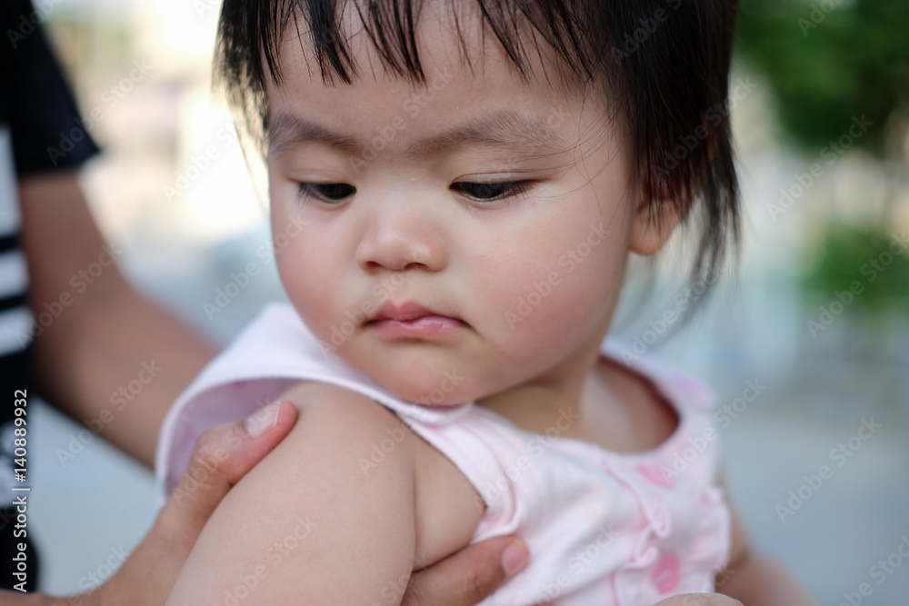 Cute Baby girl , close-up portrait, Portrait of a beautiful baby girl Cute Baby girl , close-up portrait, Portrait of a beautiful baby girl