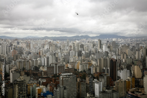 Skyline of Sao Paulo, Brazil.
