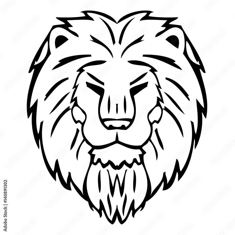 Obraz premium Lion head