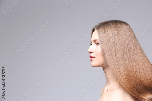 Attractive young woman with...