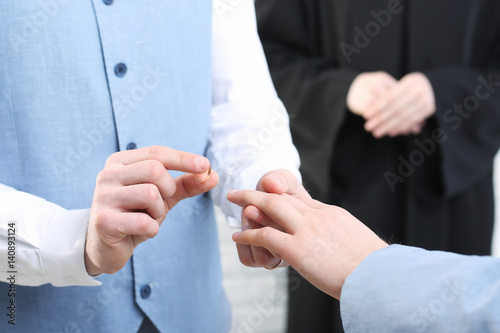 Gay couple getting married