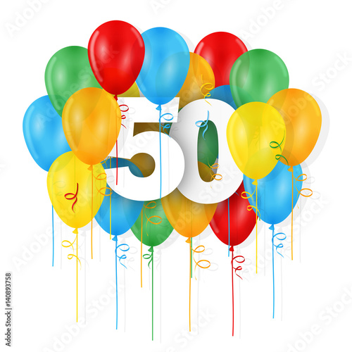 Carte JOYEUX ANNIVERSAIRE – 50 ANS