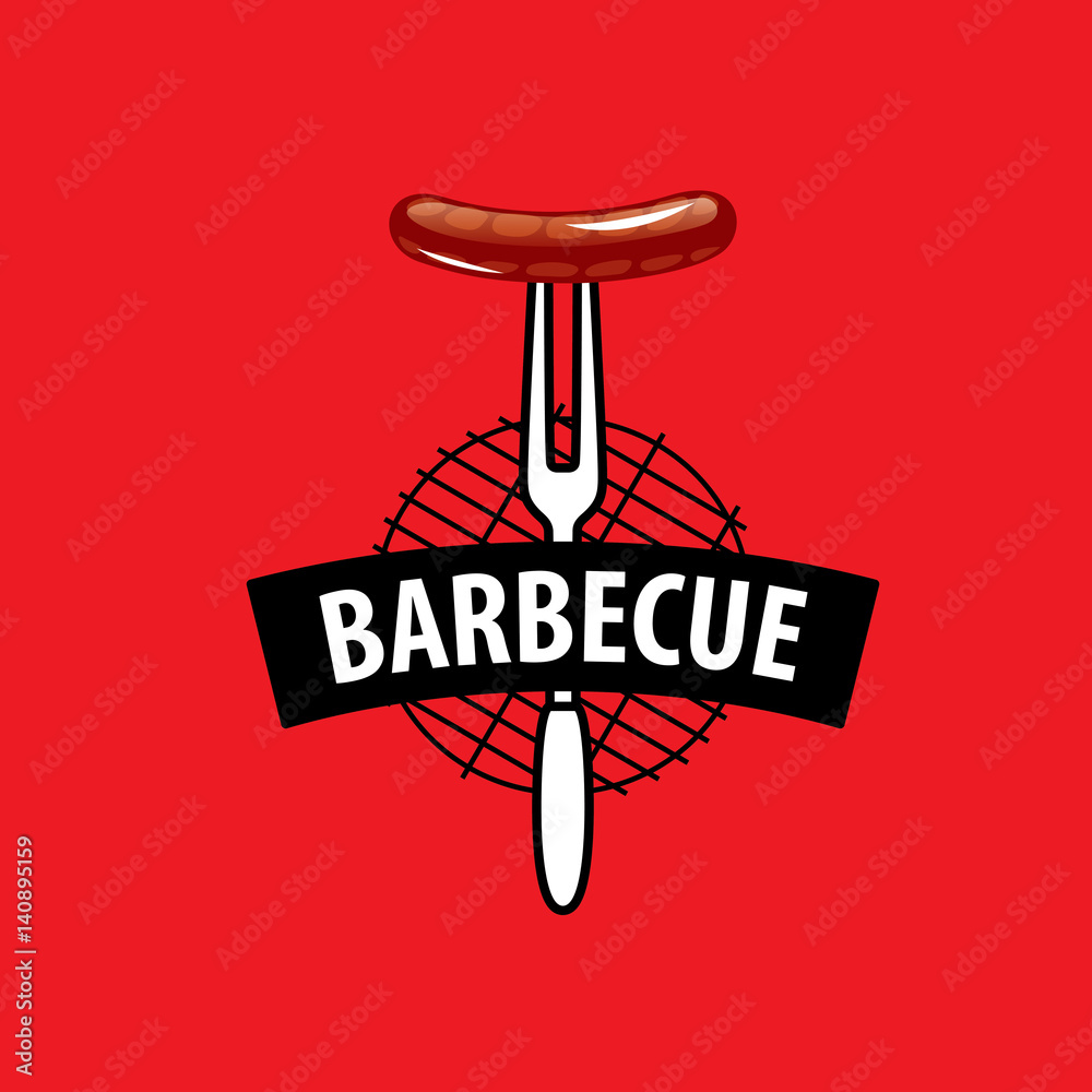 Barbecue party logo Barbecue party logo