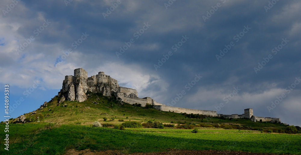 Spissky castle in Slovakia.