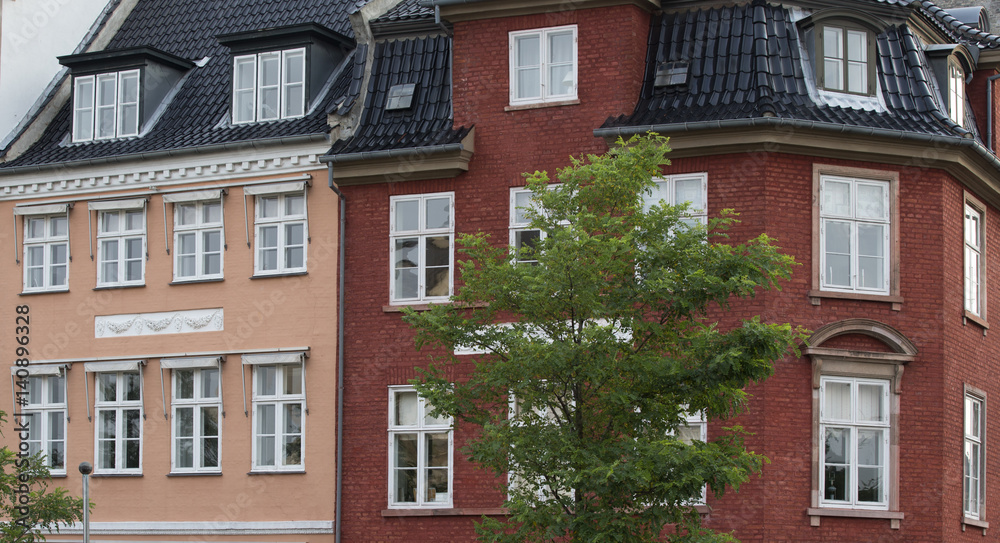 Fototapeta premium Copenhagen historical city center view