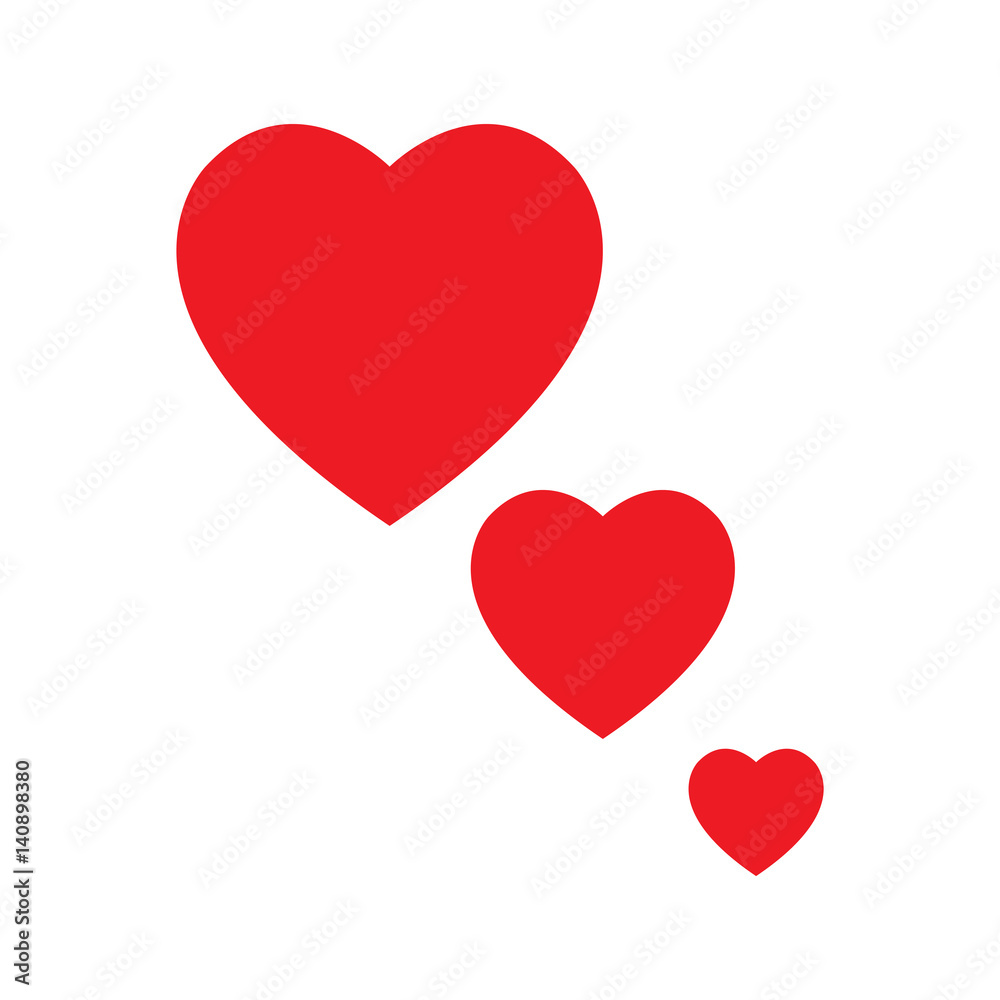 love symbol isolated vector