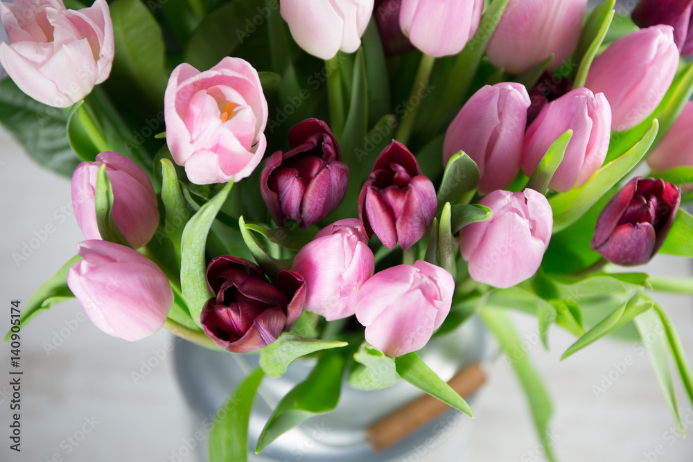 Tulpen Blumenestrauß Tulpen Blumenestrauß