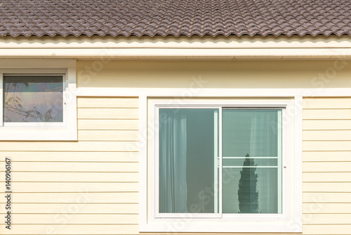 Modern residential window interior © pomphotothailand