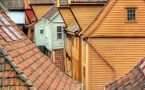 Scandinavian urban exploration on a cloudy day