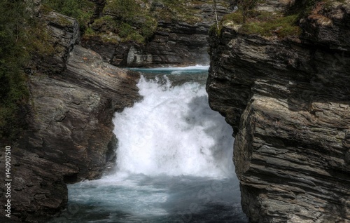 Rough nature in Norwegian landscape