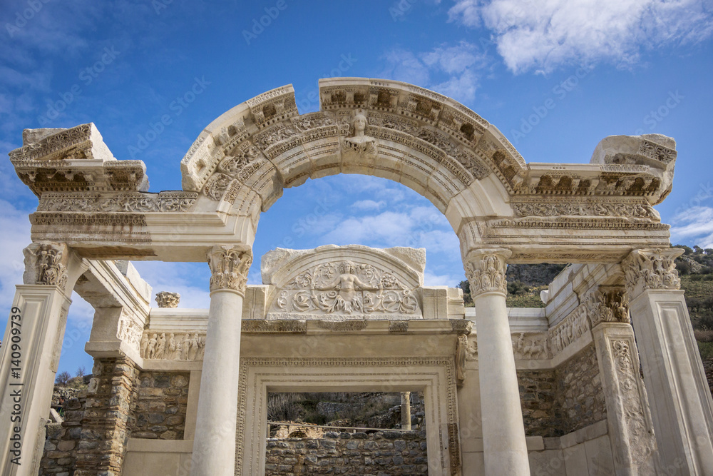 Fototapeta premium Unesco Heritage Site of the Ancient City of Ephesus, Selcuk, Turkey