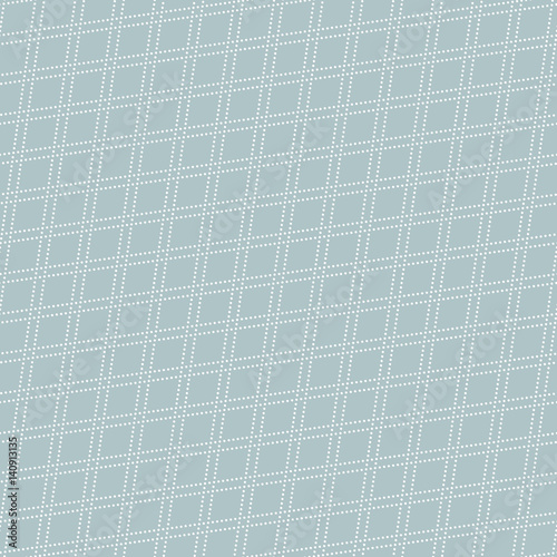 Geometric dotted light blue and white pattern. Seamless abstract modern texture for wallpapers and backgrounds