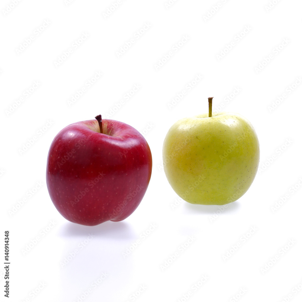 Roter und grüner Apfel | freigestellt Roter und grüner Apfel | freigestellt