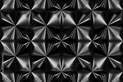 Black Abstract 3d Extrude Depth Background Texture © anuj88chawla