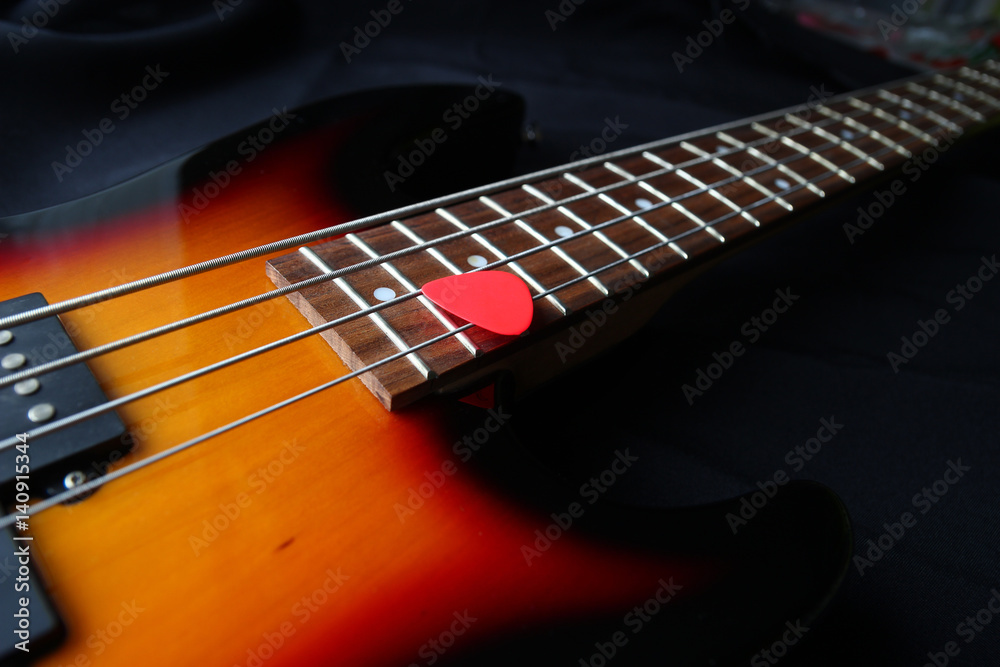 Fototapeta premium Bas-guitar