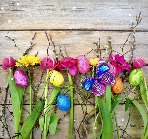 Frohe Ostern - Grußkarte - ...