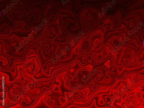 Red texture. Wavy background.
