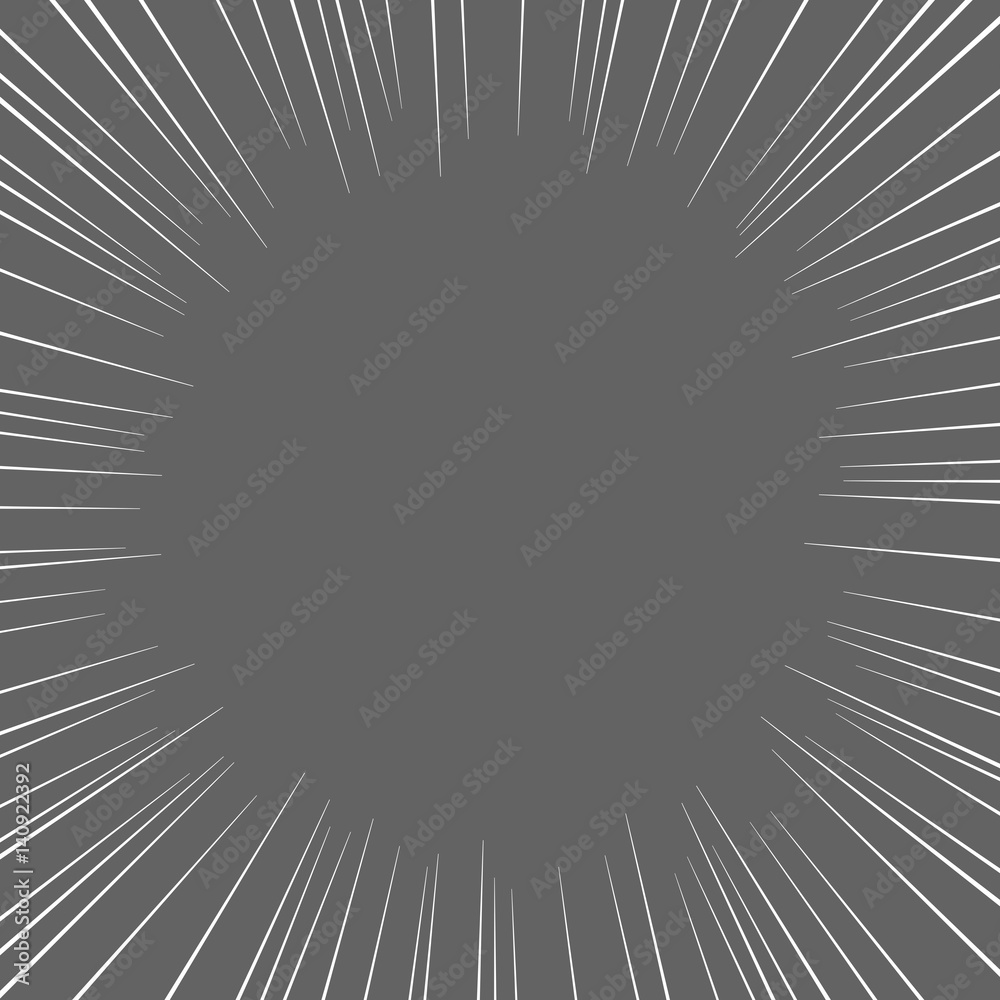 漫画 コミック風の集中線 背景素材 正方形 黒系背景 Stock イラスト Adobe Stock