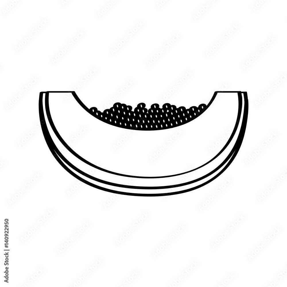paw paw fruit icon over white background. vector illustration paw paw fruit icon over white background. vector illustration
