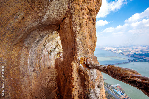 Xishan Mountain Park in Kunming, Yunnan Province, China. photo