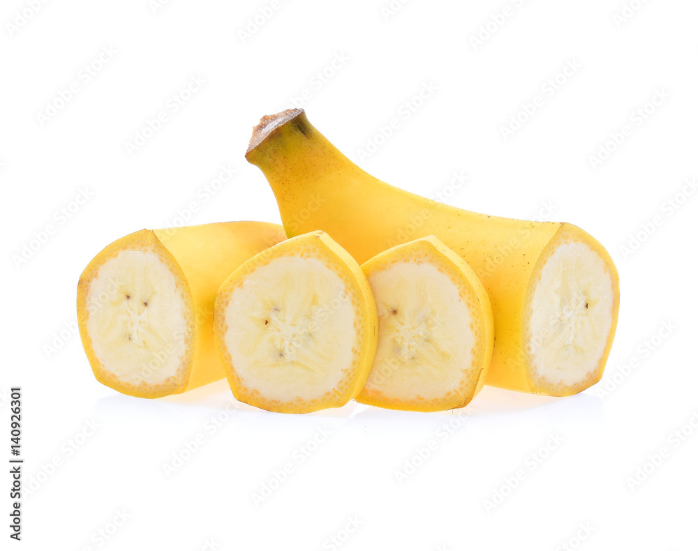 Banana isolated on white background. Banana isolated on white background.