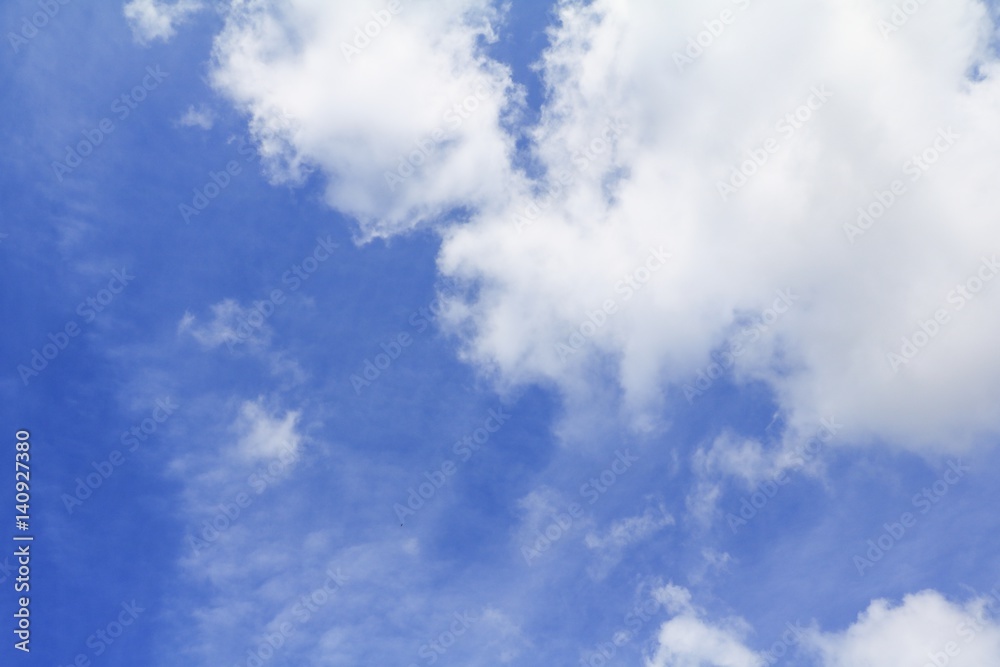 blue sky with big cloud and raincloud, art of nature beautiful and copy space for add text blue sky with big cloud and raincloud, art of nature beautiful and copy space for add text