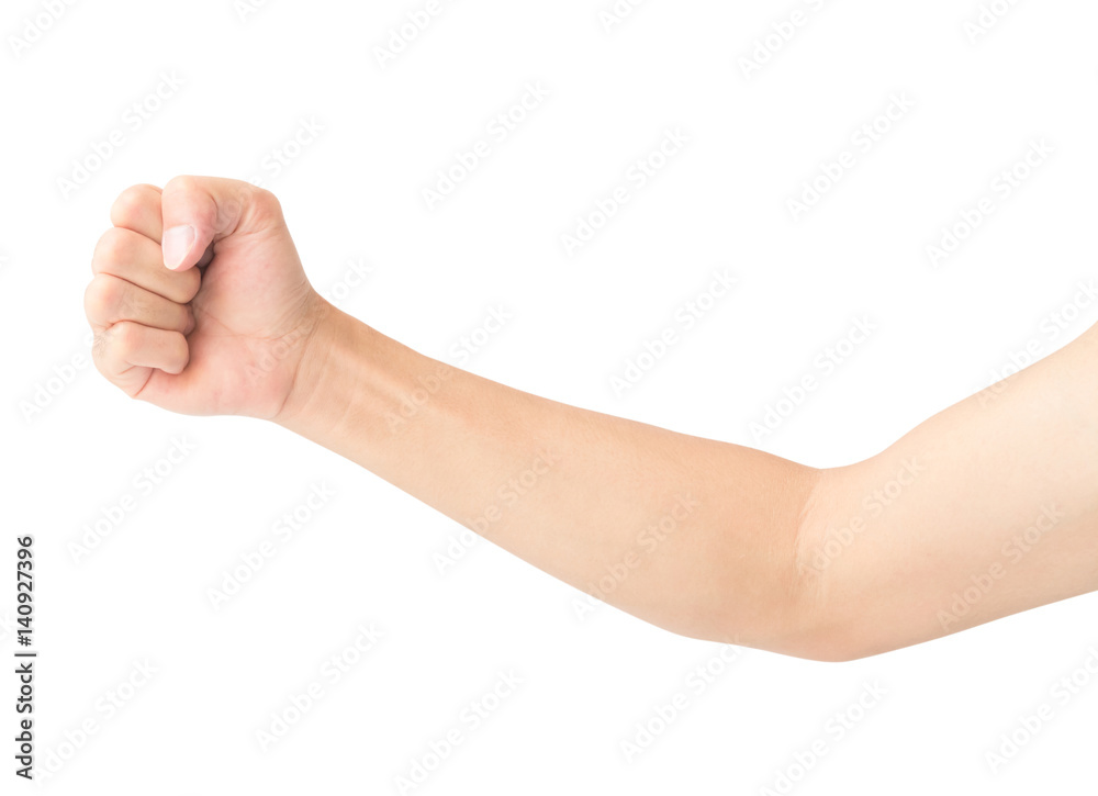 Man arm with blood veins on white background, health care and medical concept Man arm with blood veins on white background, health care and medical concept