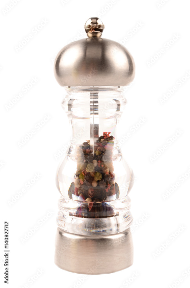 pepper shaker on a white background pepper shaker on a white background