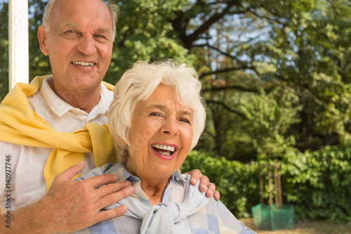 Foto Happy elderly couple