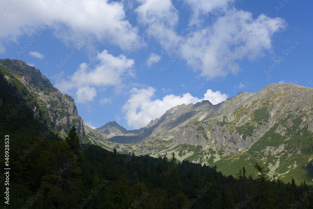 Beautiful mountains in the High Tatras, Slovakia